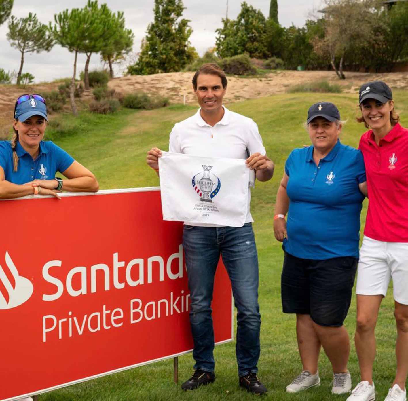 Rafael Nadal es el único embajador de la Solheim Cup.