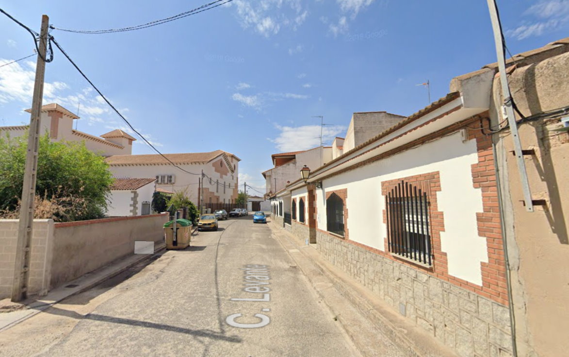 Calle Levante, en Orgaz, donde ha ocurrido el trágico suceso.