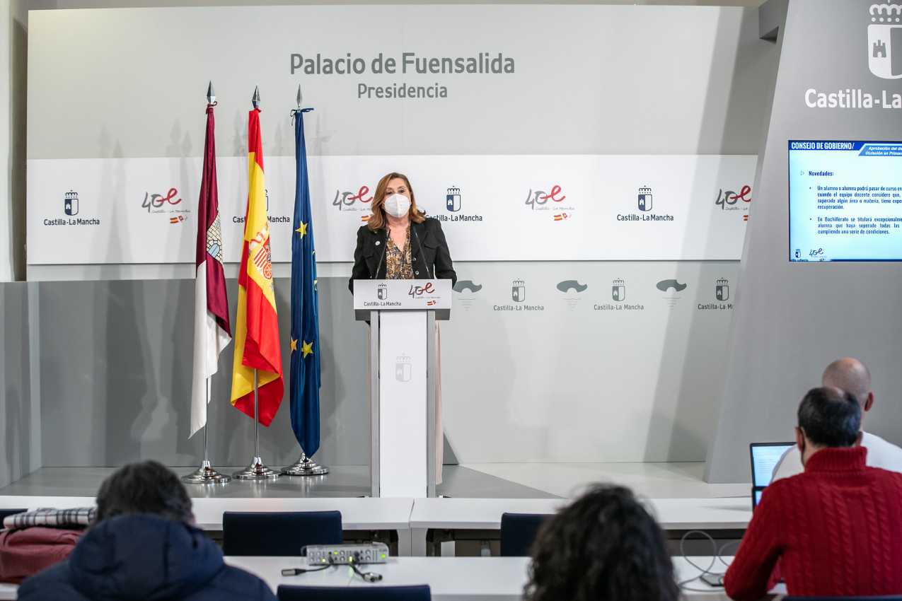 Rosana Rodríguez, consejera de Educación, Cultura y Deportes de Castilla-La Mancha.
