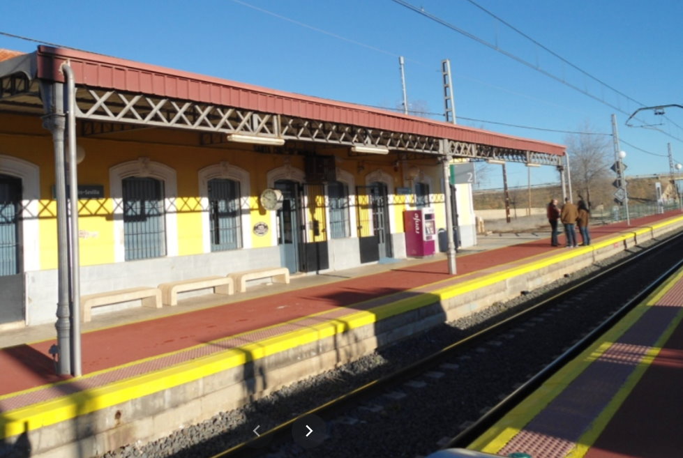 Estación de tren de Santa Cruz de Mudela.