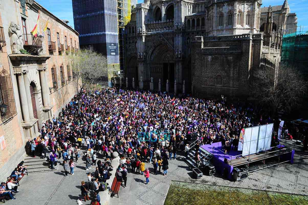 Manifestación del 8M en 2020. Foto: Rebeca Arango.