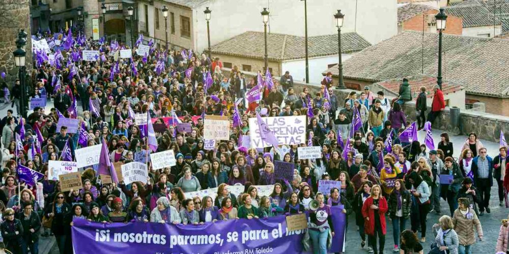 Imagen de archivo de la manifestación del 8M en Toledo.