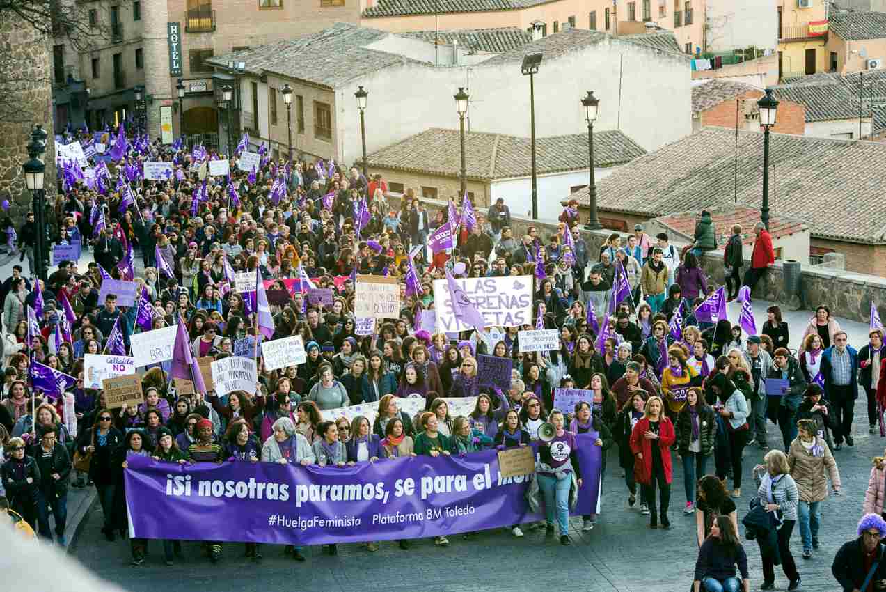 Imagen de archivo de la manifestación del 8M en Toledo.