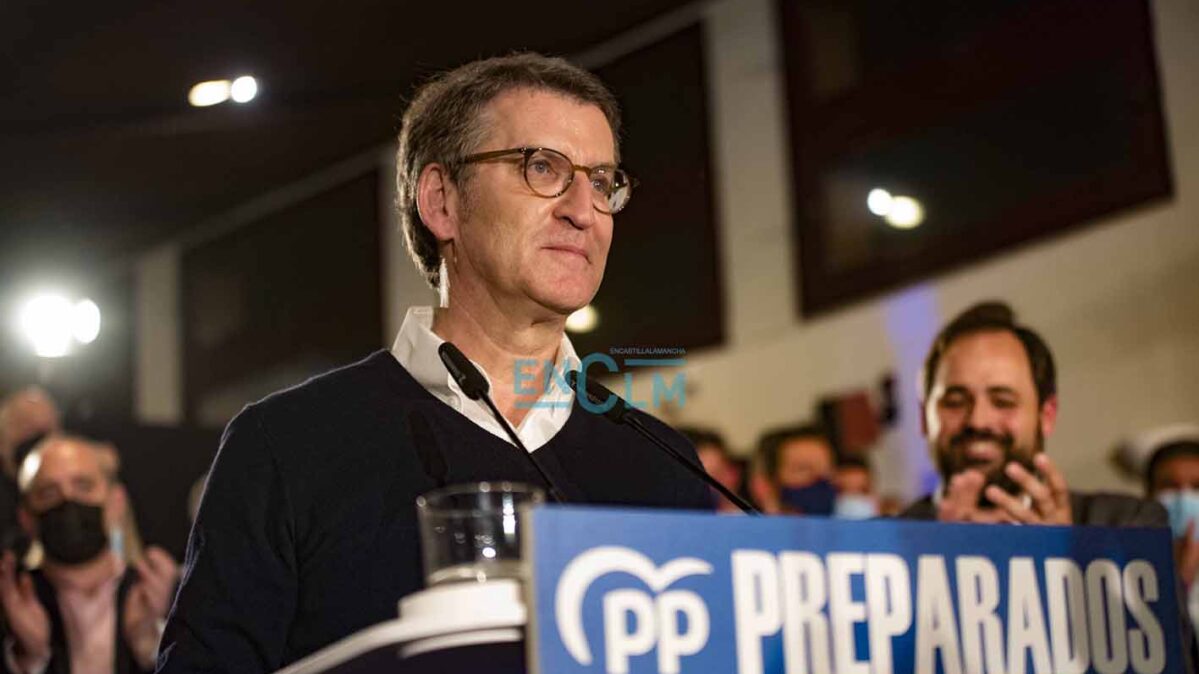 Alberto Núñez Feijóo, en Toledo. Foto: Rebeca Arango.