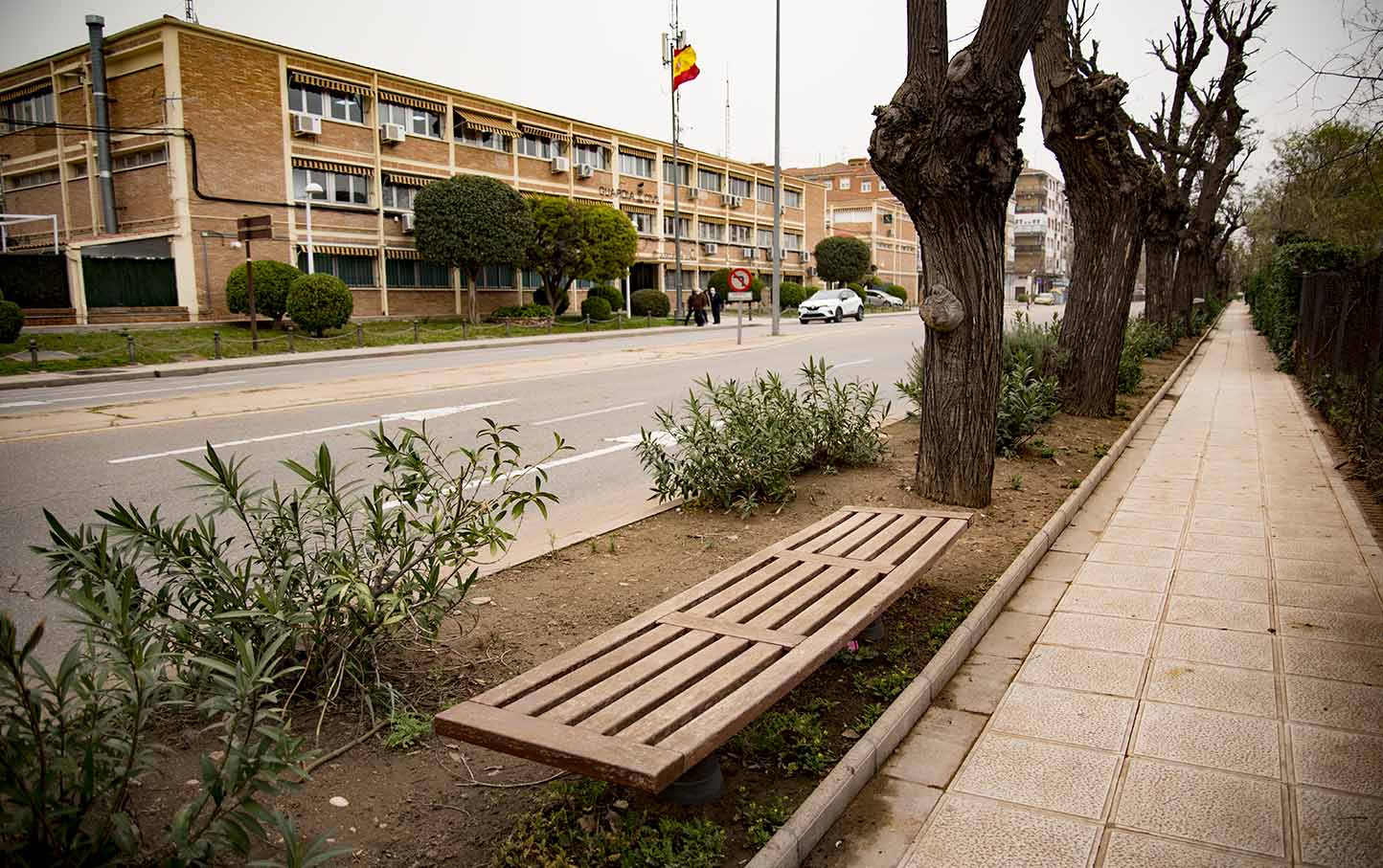 La avenida de Barber, en Toledo, que será remodelada íntegramente. Foto: Rebeca Arango.