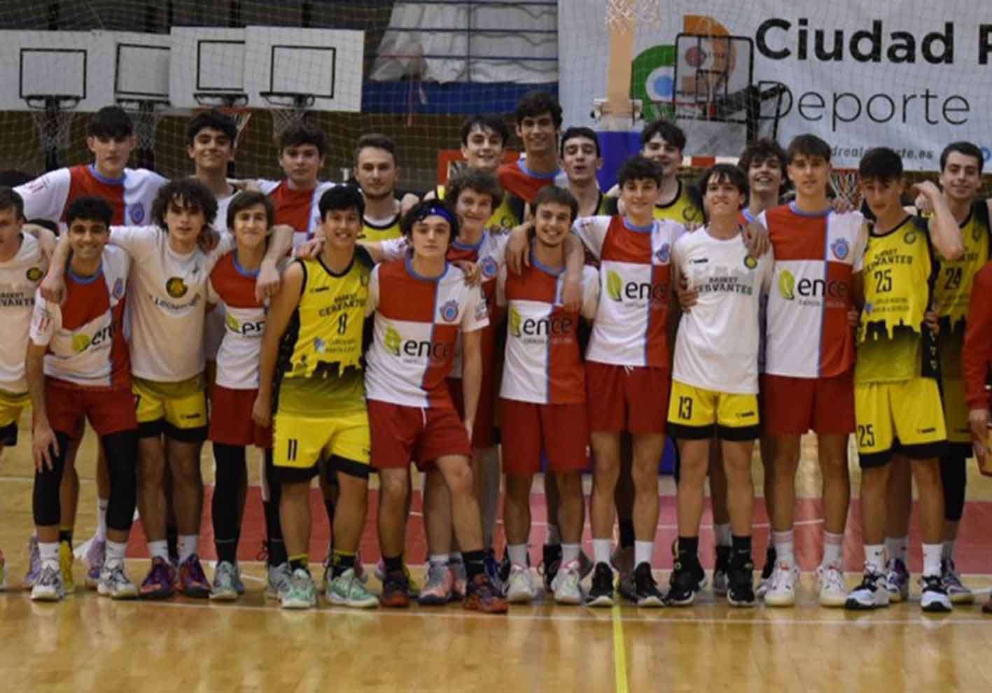 El CB Ciudad Real y el Basket Cervantes, solidarios con el pueblo ucraniano.