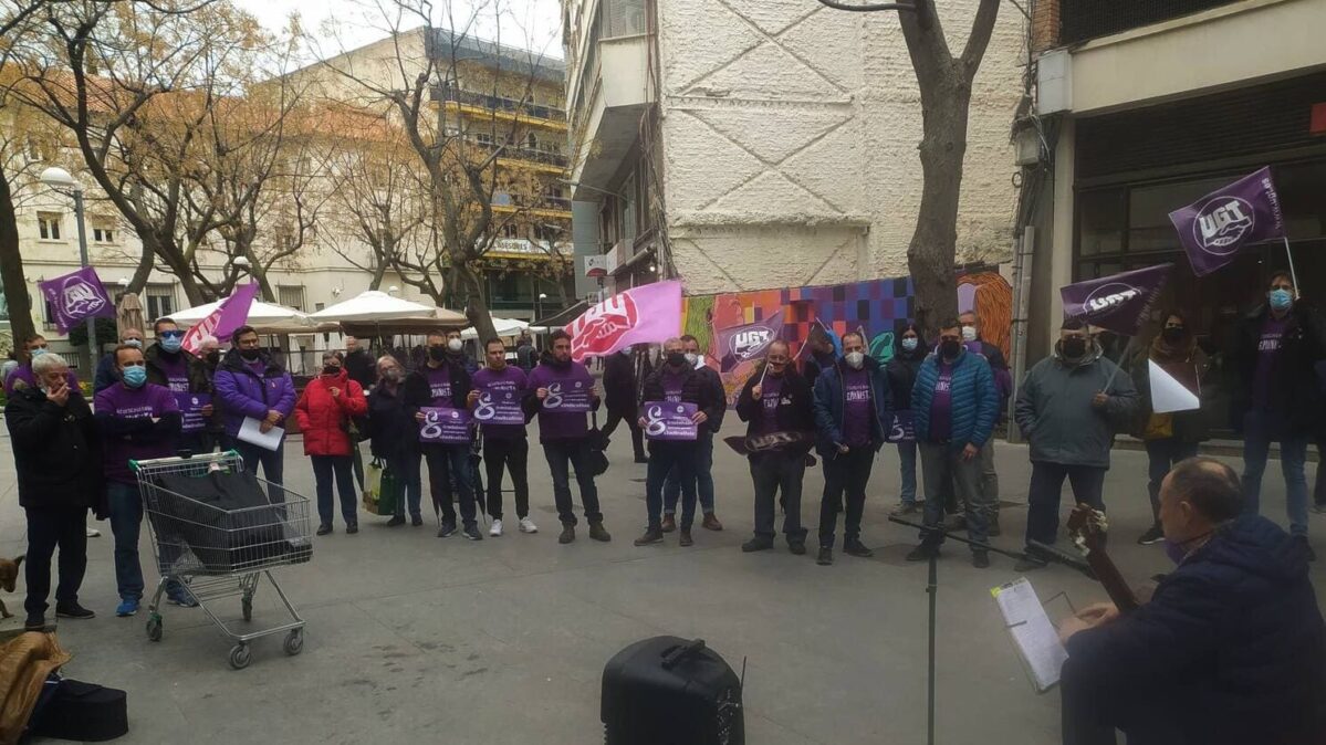 Concentración en Ciudad Real.