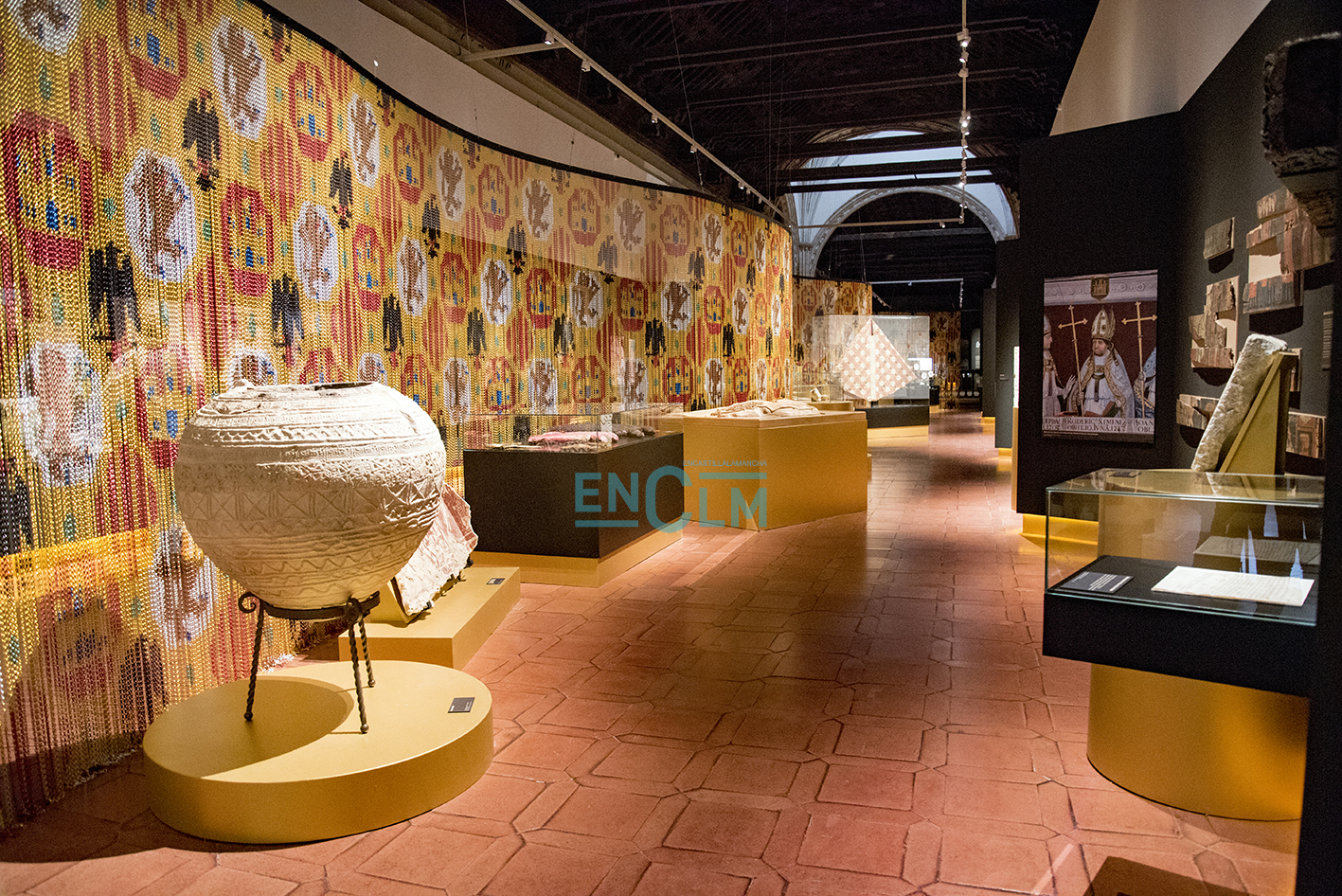 La exposición está situada en el crucero superior del Museo Santa Cruz, en Toledo. Foto: Rebeca Arango.