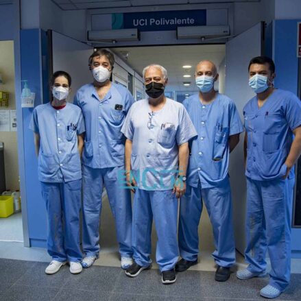 Médicos intensivistas del Mancha Centro, en Alcázar de San Juan.