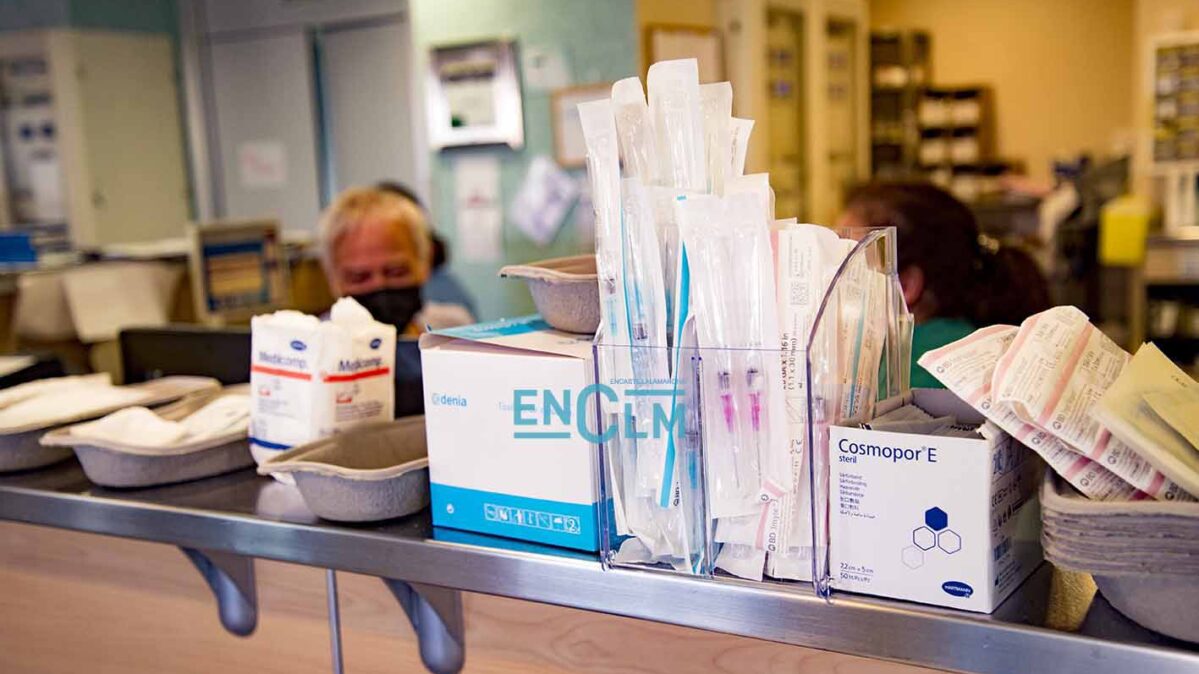 Imagen de archivo de material sanitario en un hospital de Castilla-La Mancha.