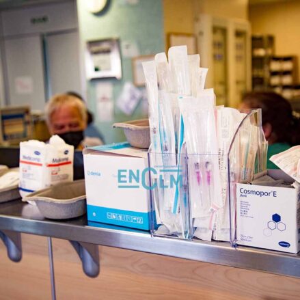 Imagen de archivo de material sanitario en un hospital de Castilla-La Mancha.