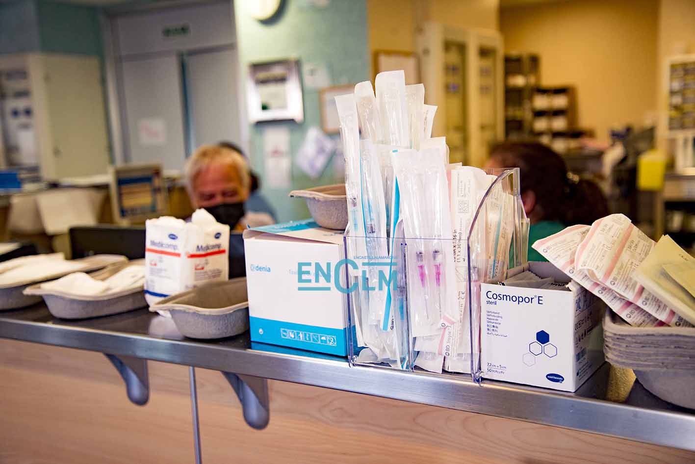 Imagen de archivo de material sanitario en un hospital de Castilla-La Mancha.