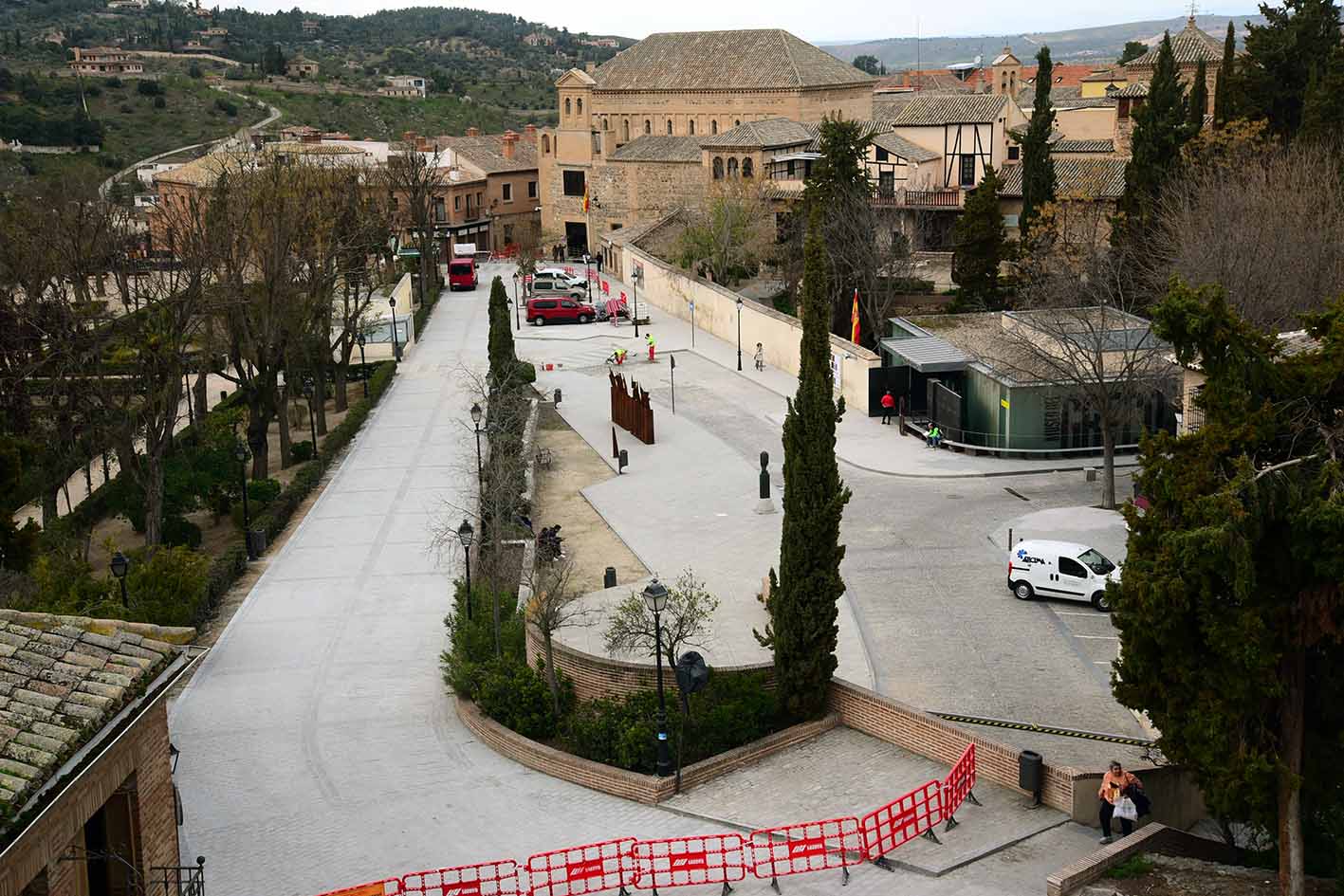 El Paseo del Tránsito y su aspecto actual, nada que ver a cómo estaba hace apenas un mes. Foto: Rebeca Arango.