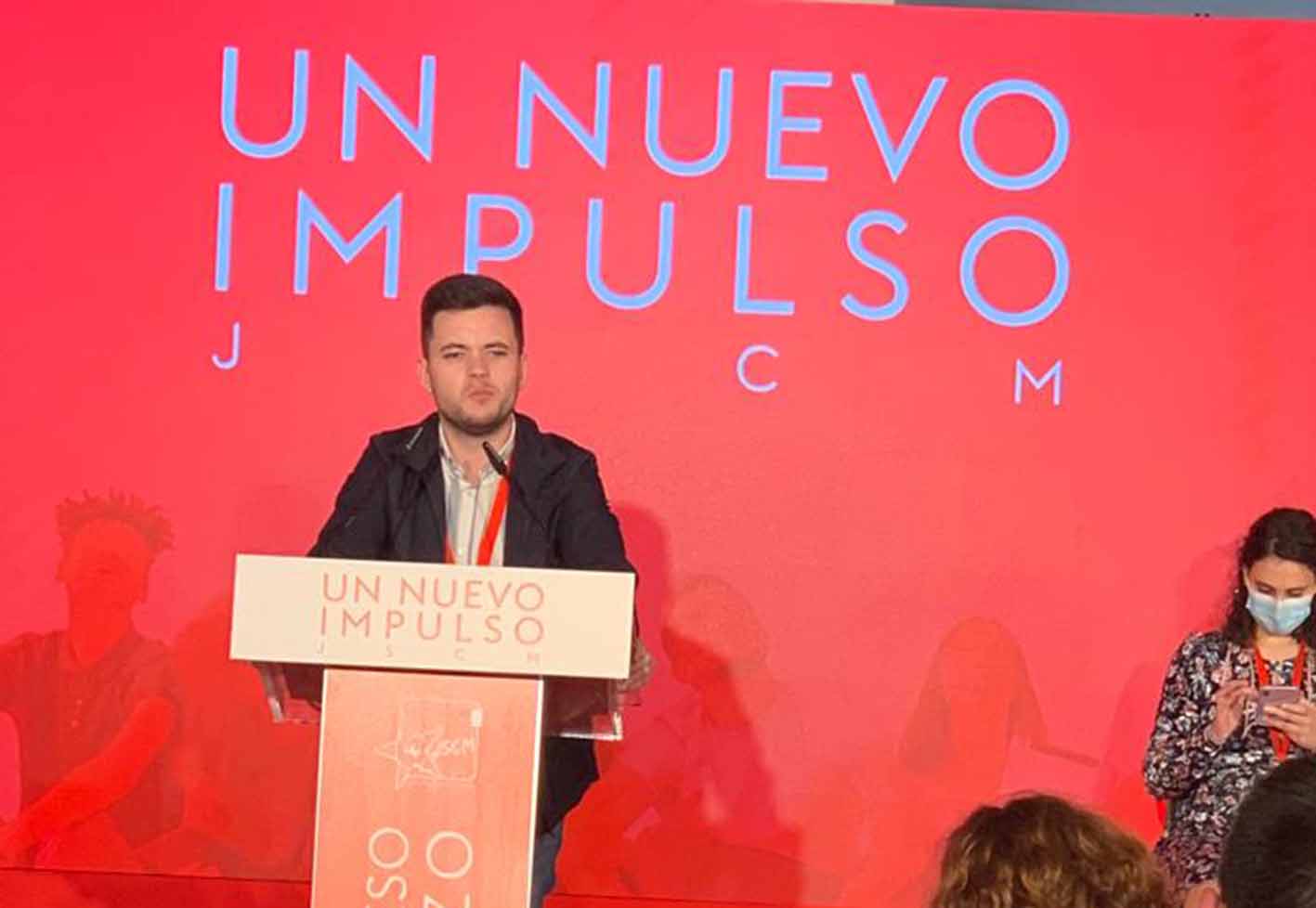 Álvaro Toconar fue elegido secretario general de JJSS CLM. Foto: PSOE Quintanar.
