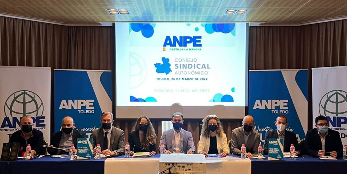 En la imagen, el nuevo Secretariado de ANPE CLM.