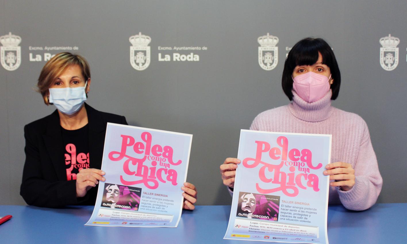 Taller de autodefensa femenina en La Roda.