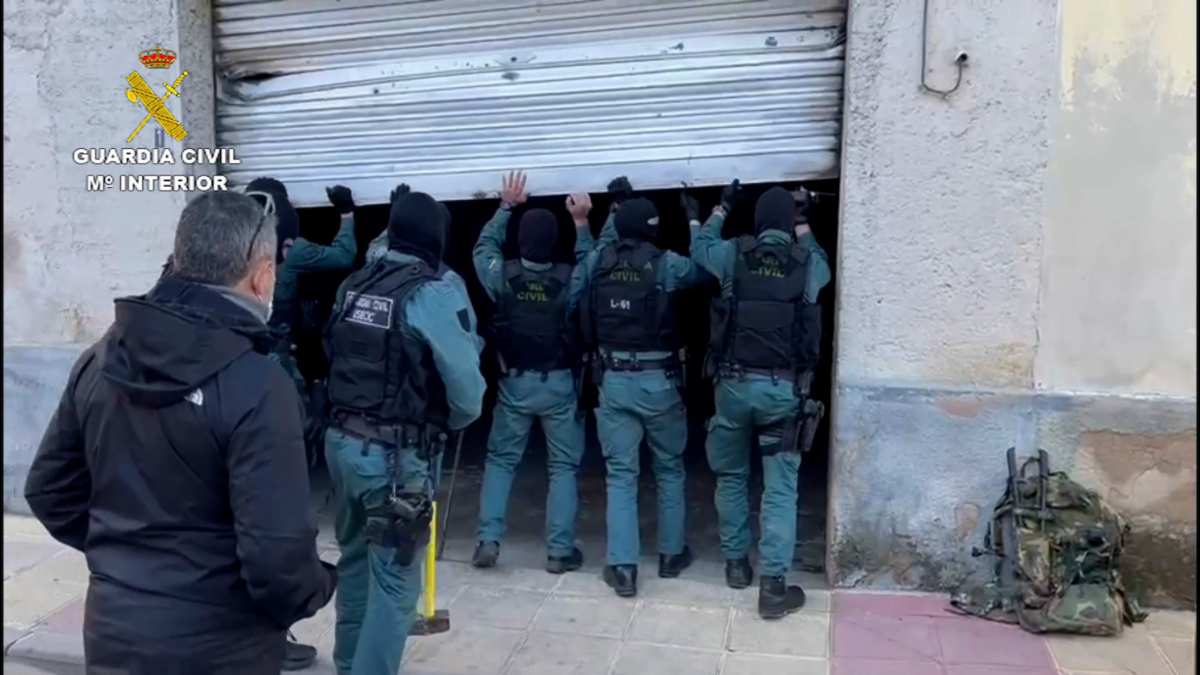 El grupo criminal estaba muy bien organizado.