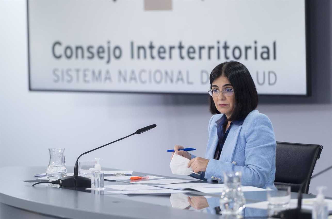 La ministra de Sanidad, Carolina Darias. Foto: EUROPA PRESS/A.Ortega.