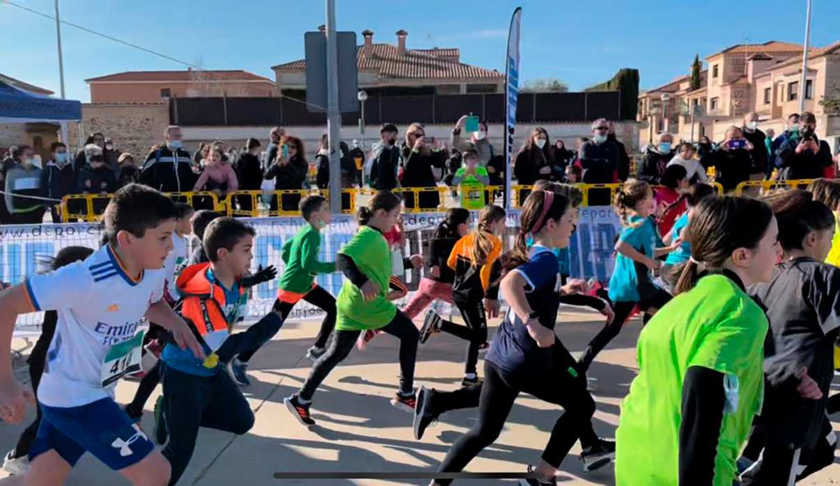 Un momento en la Carrera del Roscón de Cobisa.