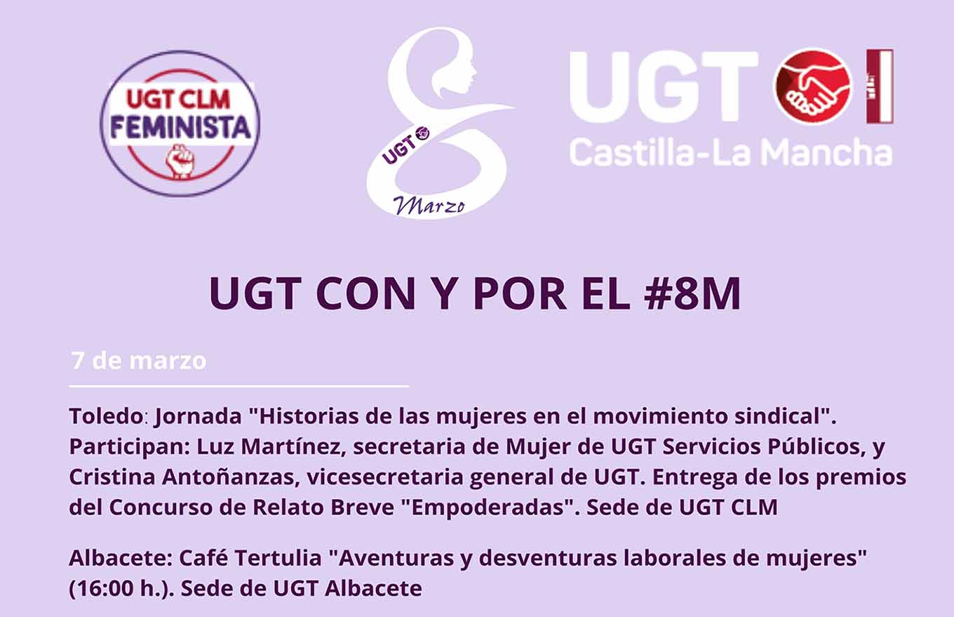 actividades de UGT por el 8M