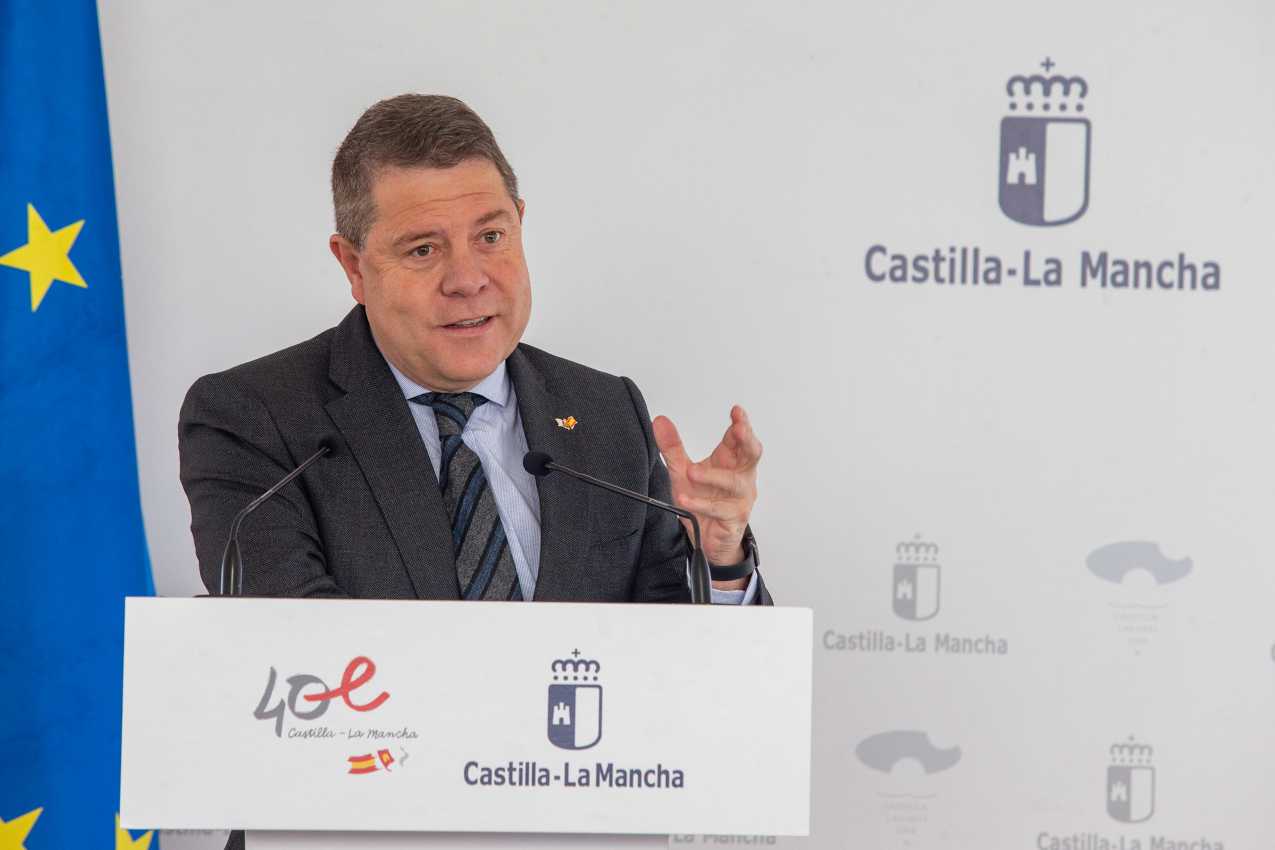 El presidente de Castilla-La Mancha, Emiliano García-Page.