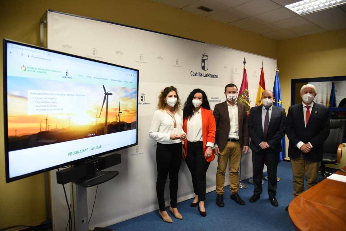 José Luis Escudero, consejero de Desarrollo Sostenible durante la presentación de la nueva Oficina.