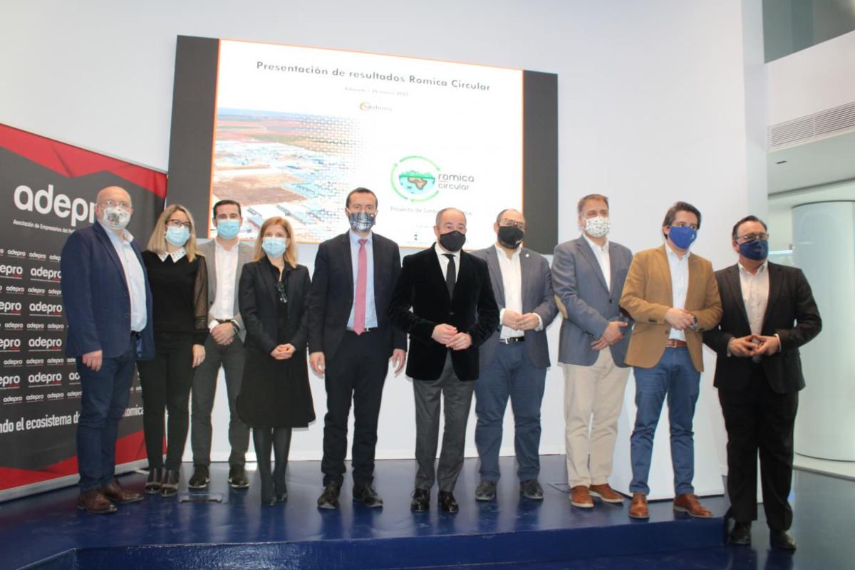 El consejero de Desarrollo Sostenible, José Luis Escudero, durante su participación en la Jornada “Romica Circular” en Albacete.