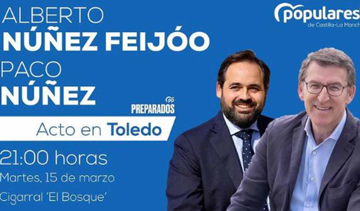 Alberto Núñez Feijóo, en Toledo este este martes.