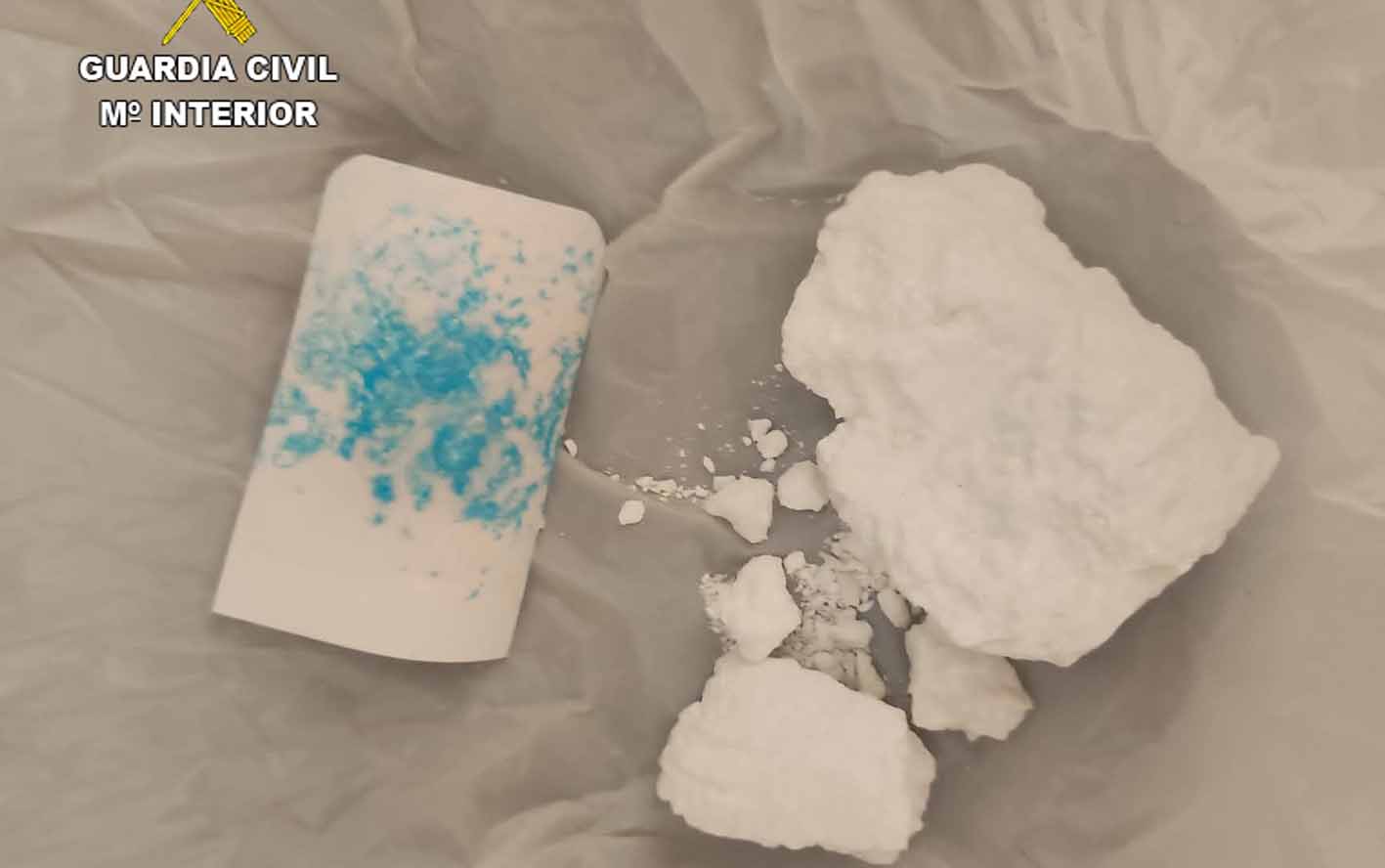 Cocaína intervenida en la operación de la Guardia Civil.