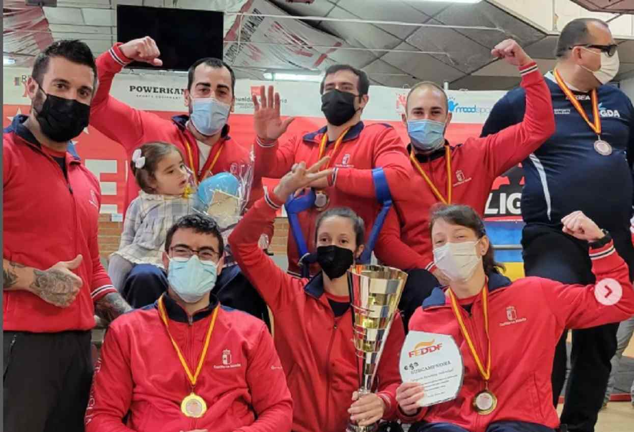 Castilla-La Mancha, campeona de España de Parapowerlifting.