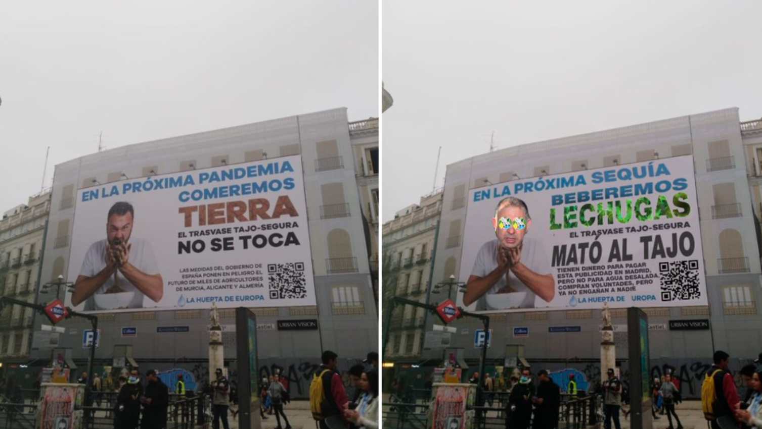 La campaña del Scarts y montaje que han realizado los ribereños.