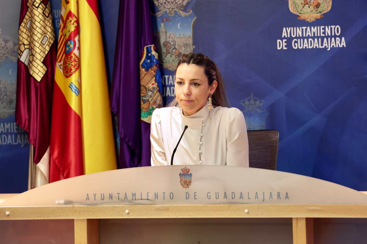 Lucía Luz, concejala de Hacienda del Ayuntamiento de Guadalajara.