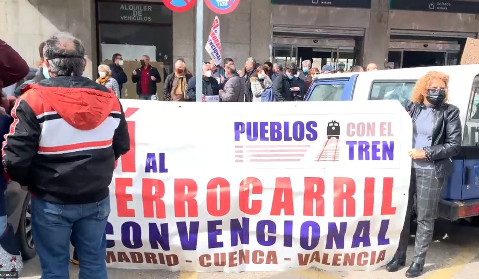 Cuenca sigue pidiendo que se mantenga el tren tradicional. Imagen de un vídeo de RTVE CLM.
