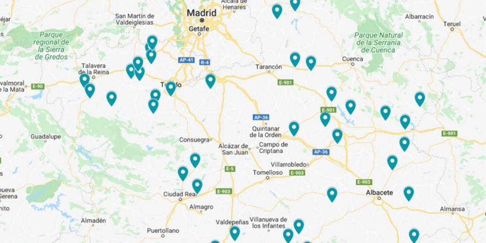 Mapa de las sedes de Liberbank que echan el cierre.