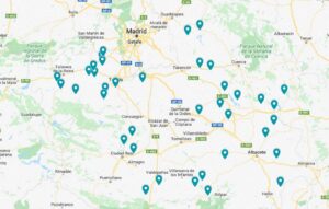 Mapa de las sedes de Liberbank que echan el cierre.