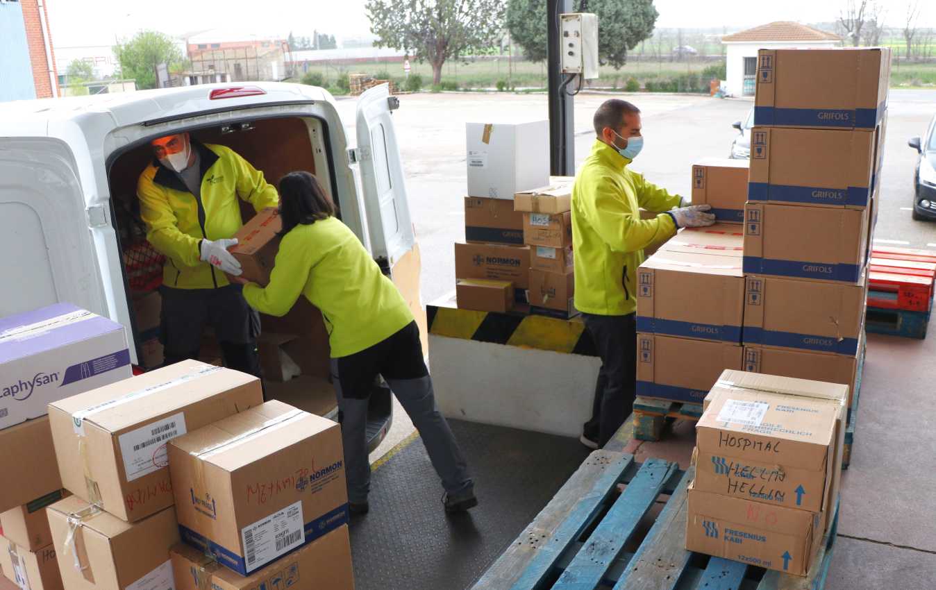 Castilla-La Mancha envía medicamentos a Ucrania.