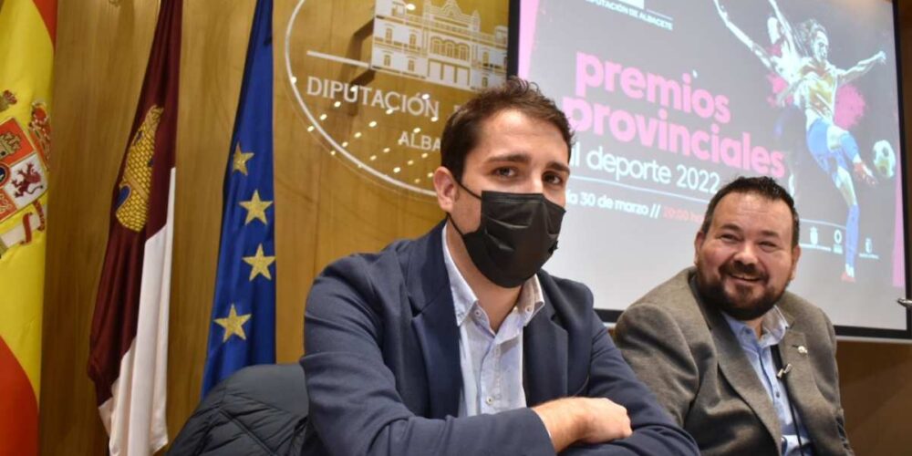 Dani Sancha y Juan Ramón Amores dieron los nombres de los Premios al Deporte de la Diputación de Albacete.