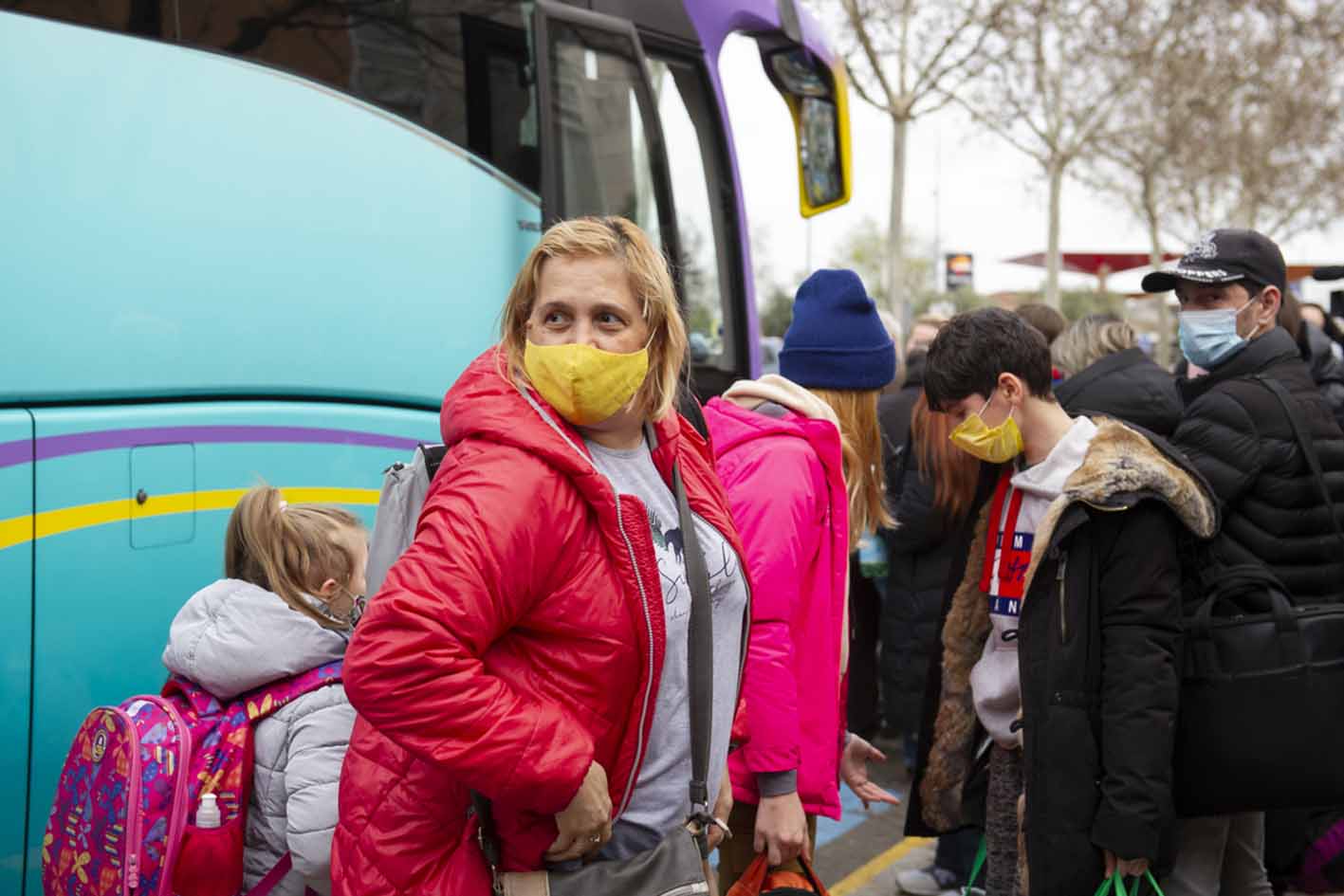 En principio se quedan dos meses, pero si la guerra dura más... Foto: EFE.