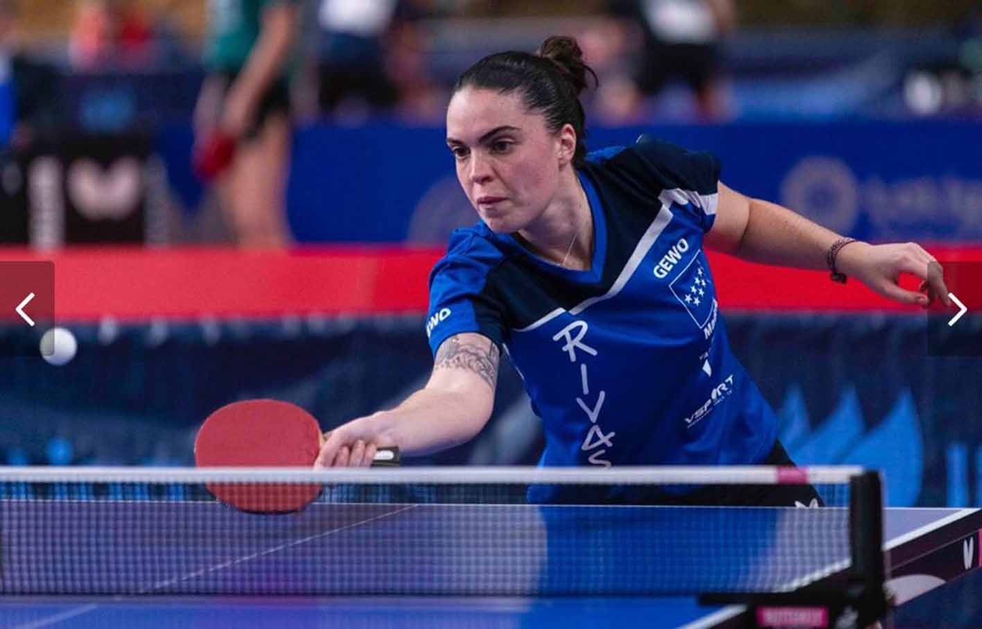 Sofía Barba, una achurriega en la élite del tenis de mesa nacional. Foto: RFETM.