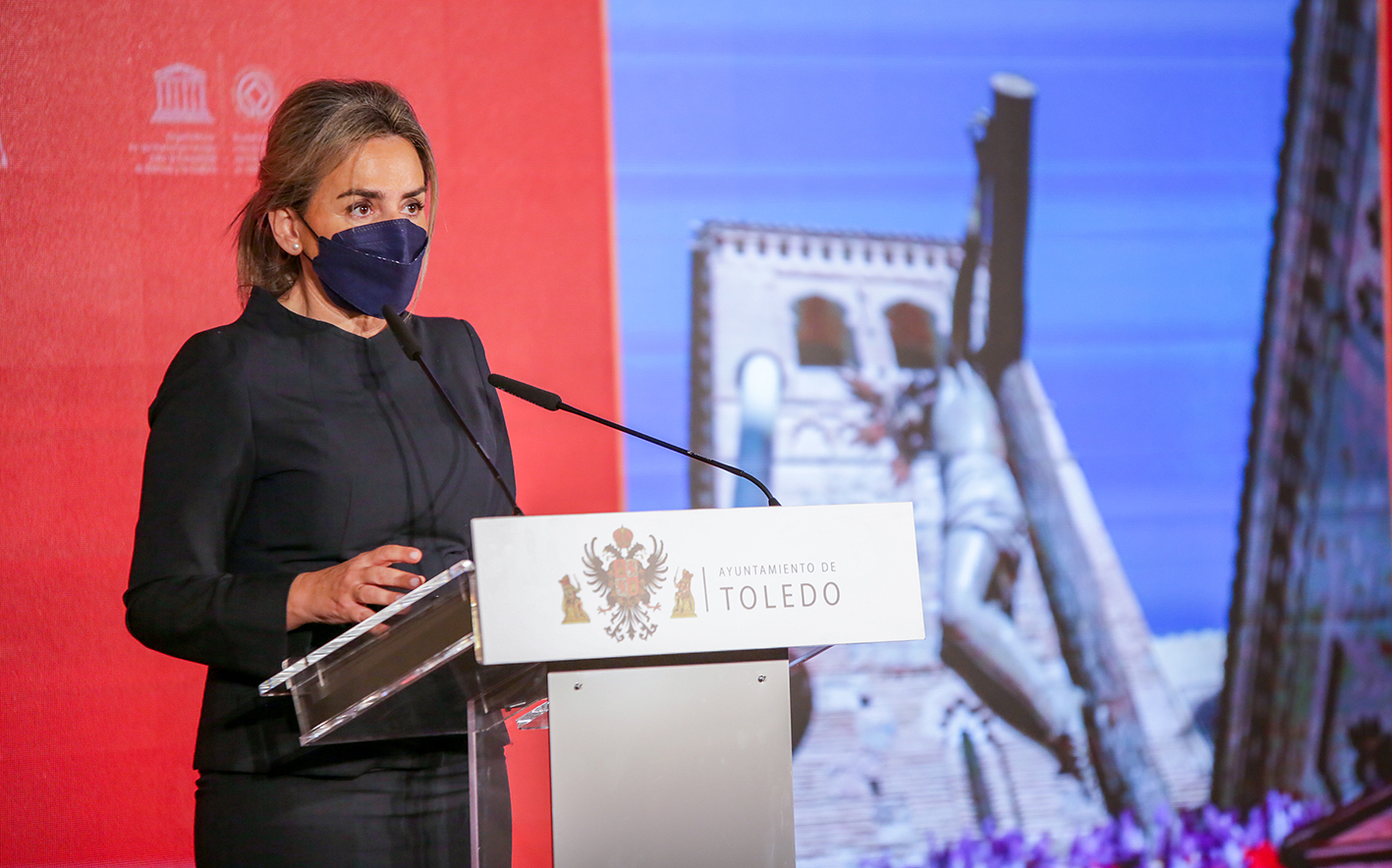 Milagros Tolón, alcaldesa de Toledo.