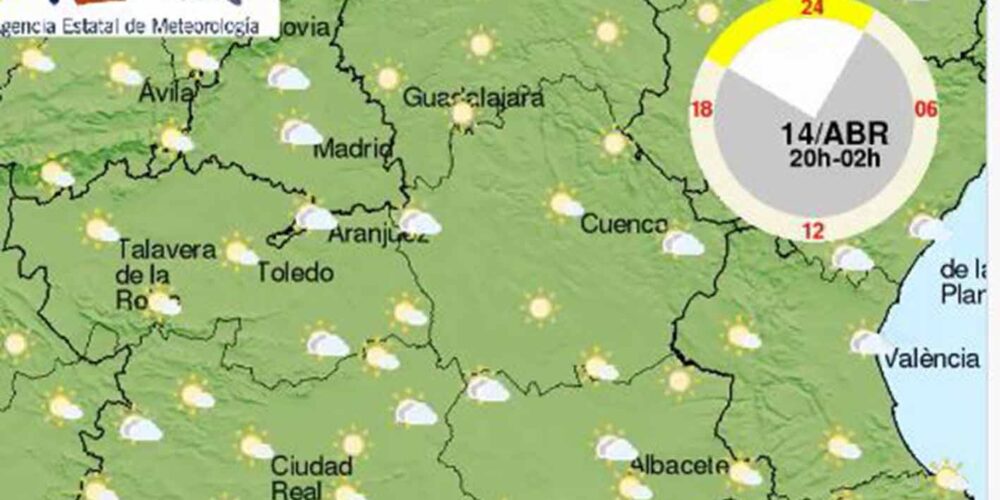 La previsión de la Aemet para el Viernes Santo en CLM: buenas noticias.