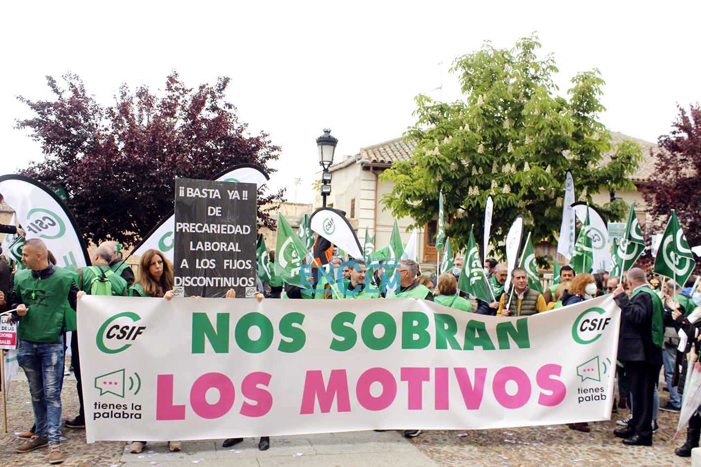 Protestas empleados públicos Toledo