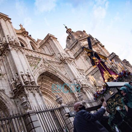 Imagen de archivo de una procesión de Jueves Santo en Toledo. Foto: Rebeca Arango.