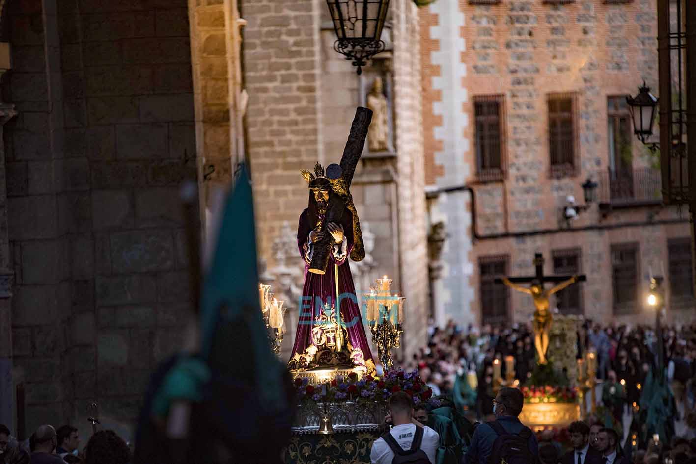 Imagen de archivo de una procesión de Jueves Santo en Toledo. Foto: Rebeca Arango.