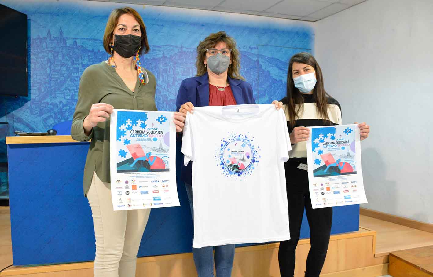 Presentación de la Carrera Solidaria del Autismo en Toledo.