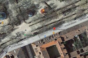 Una mujer fue agredida en un bar del Paseo de la Alameda, en Sigüenza. Imagen: Google Maps.