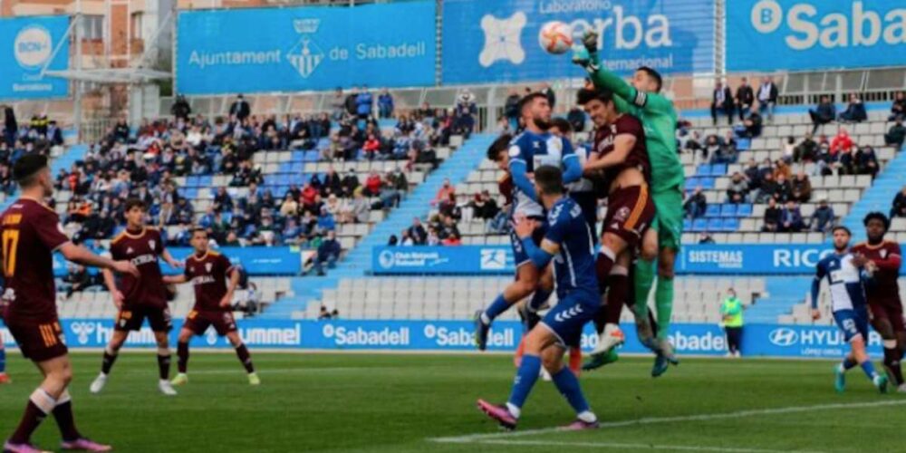 Imagen del último partido del Albacete. Foto: Albacete Balompié.