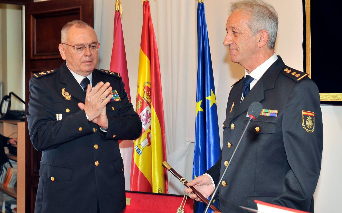Antonio Bueno toma posesión como nuevo comisario de la Policía Nacional de Albacete. EFE/Manu