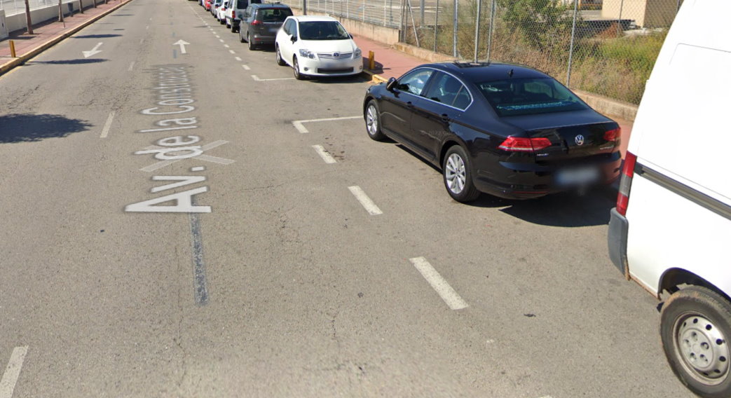 Avenida de la Construcción, en Azuqueca de Henares.