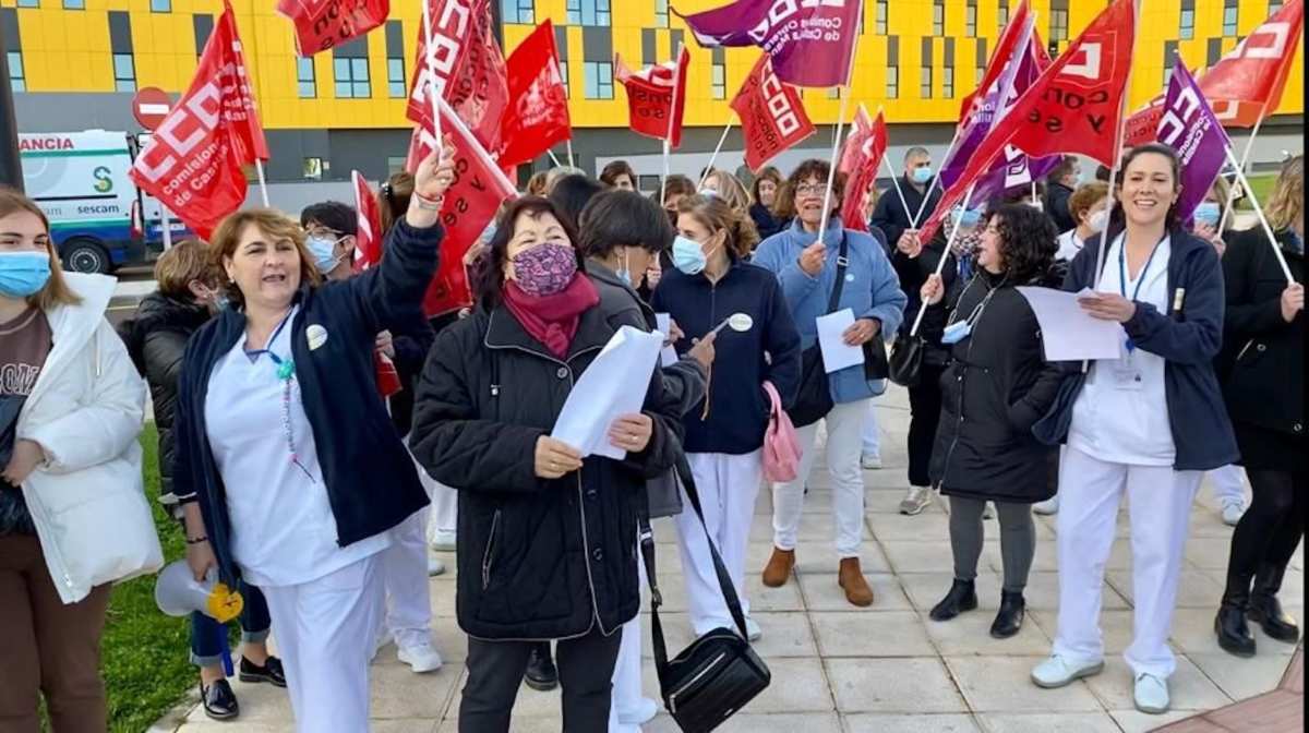 Las trabajadores del Hospital de Toledo denuncian que trabajan en condiciones de "maltrato laboral".